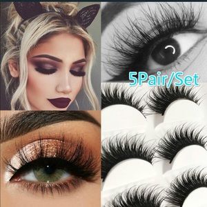 Faux Mink eyelashes (5 pair) Very beautiful